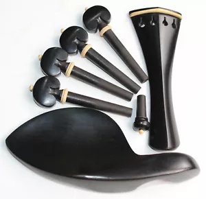 1 sets ebony wood Viola fittings nlay beauty decoration Viola accessories - Picture 1 of 1