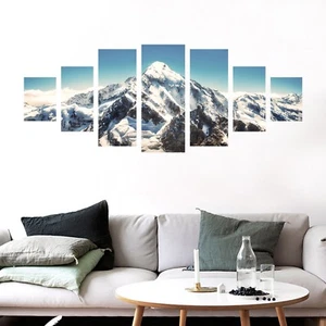3D Mountain Snow Sky 7 Unframed Print Wall Paper Decal Wall Deco Indoor AJ Jenny - Picture 1 of 6