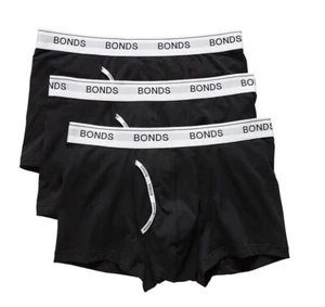 6 x Bonds Guyfront Trunks Mens Underwear Undies Black/White - Picture 1 of 5