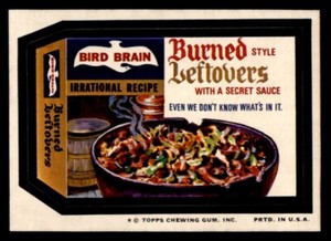 1974 Topps Wacky Packages Series 11 #13 Bird Brain Leftovers NM/MT