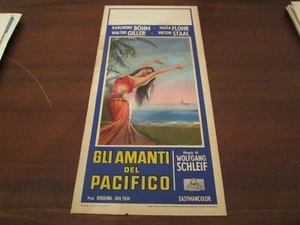 LOCANDINA ORIGINALE GLI AMANTI DEL PACIFICO WOLFANG SCHLEIF - Imagen 1 de 2