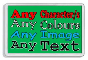 Personalised/ Custom Kids Bedroom Door Plaque *SIZE= 9.5 x 6.5cm* - Any design - Picture 1 of 3