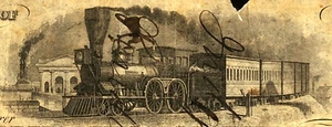 IN $5  MARION & MISSISSINEWA VALLEY Railroad Co  1850s  PMG VF25  Wolka 1515-01 - Picture 1 of 3