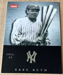 BABE RUTH 2004 FLEER GREATS Glory Of Their Time Ser # 0463/1927 Nuovo di zecca cond - Foto 1 di 2