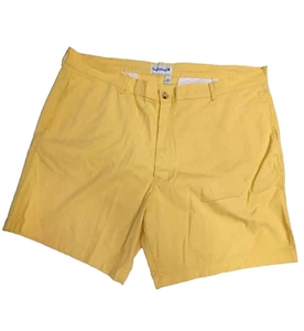 Sattelblut Gr. 40 W gelb 7 Zoll Twill Comfort Flex flache Shorts vorne neu mit Etikett - Bild 1 von 2