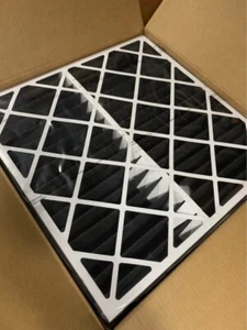 24x24x4 Pleated Filter MERV 8 Carbon Charcoal Odor Control - Picture 1 of 5