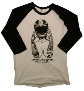 Exit71 Factory Team Totenkopf Motorrad Auto Tattoo Hot Rod Pinup T-Shirt NEU XL - Bild 1 von 2