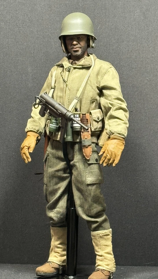 1/6 US ARMY 761ST BLACK PANTHER  US ARMY TANKER WW II  BANDIT JOE'S CUSTOM - Image 1 of 4