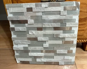 Piedra apilada de mármol #1353145 Juego de azulejos American Olean Backsplash (3) - Imagen 1 de 5