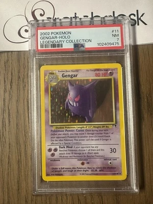 PSA 7 - Pokemon GENGAR 11/110 - LEGENDARY COLLECTION - HOLO FOIL Rare - Image 1 of 2