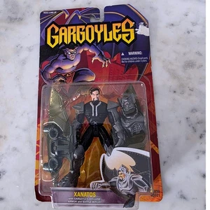 Gargoyles Xanatos Actionfigur Verkleidung Rüstung Battle Wings 1995 Kenner Spielzeug Neu - Bild 1 von 6