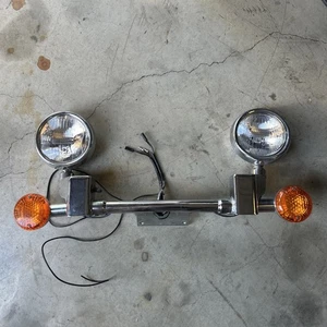 1998 - 2004 Suzuki Intruder VL1500 Front Light Bar Fog Light Turn Signals - Foto 1 di 10
