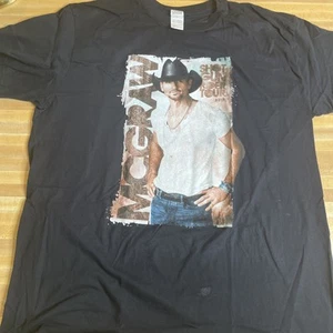 Tim McGraw Shotgun Riders Tour 2-seitig 2015 offizielles T-Shirt Größe XL schwarz - Bild 1 von 5
