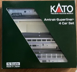 KATO N Scale Amtrak Superliner 3 Car Set - Picture 1 of 1