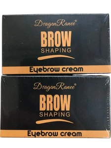 DRAGONRANEE Eyebrow Cream Brow Shaping DR50 4.5g Long Lasting 2pcs - Picture 1 of 3