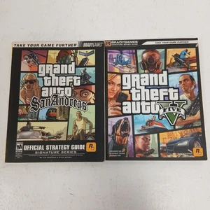 Grand Theft Auto San Andreas & Five Guide Books RMF-FPL27 - Picture 1 of 6
