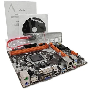 Carte Mère Matx LGA1155 LGA 1155 B75 NVMe I3 I5 I7 Deuxième Troisième Génération - Photo 1/3