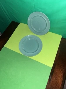 Furio Stoneware Turquoise Salad Plate Set of 2 EUC - Picture 1 of 4