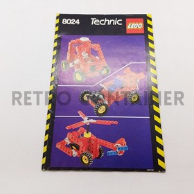Lego Vintage Instructions Instructions Set 8024 - Technic Universal Set (1989)