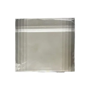 12" Resealable Record Outer Sleeves, 3 mils Thick Clear Professional Vinyl Re... - Picture 1 of 8