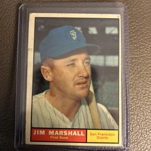 1961 Topps #188 Jim Marshall San Francisco Giants - Bild 1 von 2