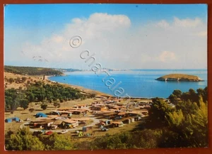 Cartolina Vieste (Gargano) - Camping Gattarella e Isola di Portonuovo - 1967 - Picture 1 of 2