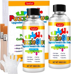 Puzzlekleber 200 ml, klares Puzzlekleber-Set konserviert leicht fertiges Puzzle - Bild 1 von 6