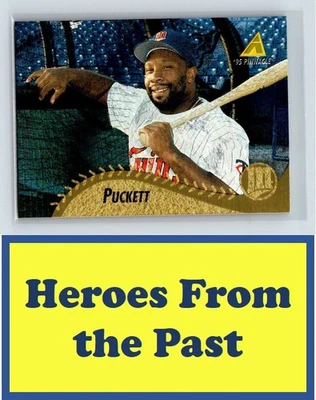 1995 年 Pinnacle 博物馆收藏 #340 Kirby Puckett HOF 070-D — 第 1/2 张图片