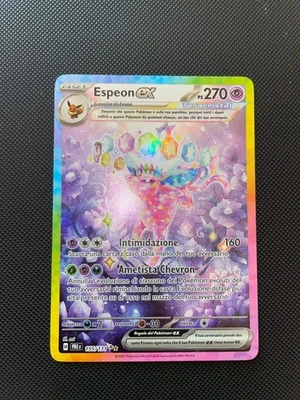 POKEMON ESPEON 155/131 - PRISMATIC EVOLUTION - SECRET ALT RARE - ITALIAN - Immagine 1 di 2