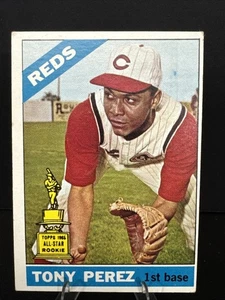 1966 Topps MLB Béisbol All Star Novato 72 Tony Pérez Cincinnati Reds RC - Imagen 1 de 4