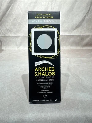 Arches & Halos Duo Luxury Brow Powder, Warm Brown - .088 oz New 2Pk - Image 1 of 4