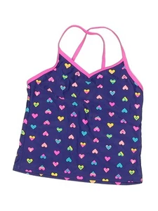 Lands' End Girls Blue Active Tank 6 - Picture 1 of 2