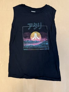 Old Navy Atari Video Game Graphic Sleeveless T-Shirt Youth XL - Picture 1 of 7