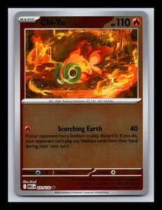 Tarjeta Pokémon Chi-Yu Reverse Holo casi nueva #031/132 Me01: Mega Evolution - Imagen 1 de 2