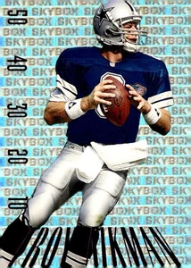 1995 SkyBox Premium #PD1 Troy Aikman Paydirt Purple - Bild 1 von 2