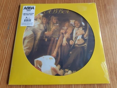 LIMITED EDITION ABBA SELF TITLED PICTURE DISC LP -POLAR MUSIC -NEW / SEALED 2022 - Image 1 of 4