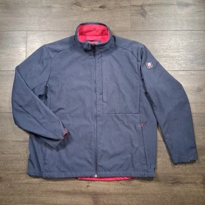 Chick Fil A Oobe Employee Jacket Size 2XL Blue Fleece Lined Waterproof Full Zip - Picture 1 of 6