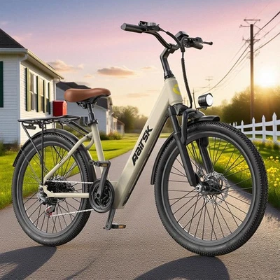 Bicicleta Eléctrica de Ciudad Aairsk 24" para Adultos Motor 748W 36V 13AH Foto 1 de 4