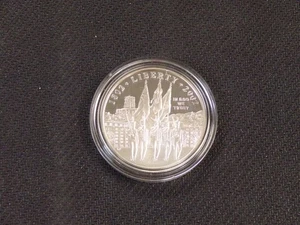 2002 US MINT US MILITARY ACADEMY $1 DOLLAR .999 SILVER PROOF COIN WITH COA - Picture 1 of 6