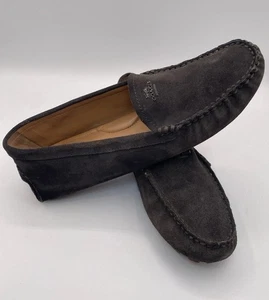 Coach bernsteinfarbene flache Damen-Slipper Veloursleder camelgrau Größe: 10B - Bild 1 von 14
