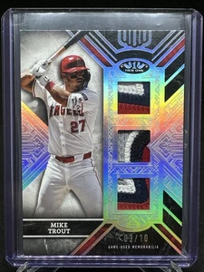 2025 Topps Tier One Mike Trout Relic Patch /10 #T1TR-MT Los Angeles Angels - Bild 1 von 2