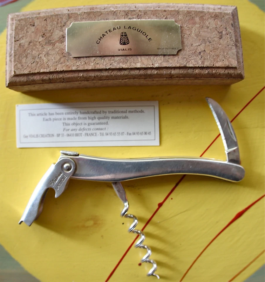 Sacacorchos LAGUIOLE enchapado en plata de ley de Harrods of London Foto 1 de 3
