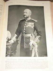 1898 LIEUT GENERAL FREDERICK WILLIAM TRAILL BURROUGHS - Picture 1 of 1