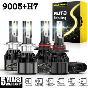 For Hyundai Tucson 2019-2020 LED Headlight High Low Beam Bulbs 6000K Clear White - Picture 1 of 14