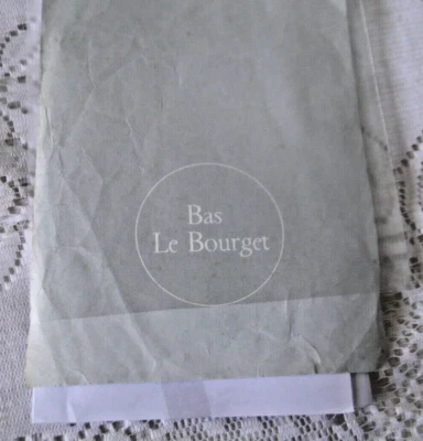 Paar Strümpfe Mit Naht Le Bourget Polyamid Brown Verführung Größe 4 Vintage - Bild 1 von 4