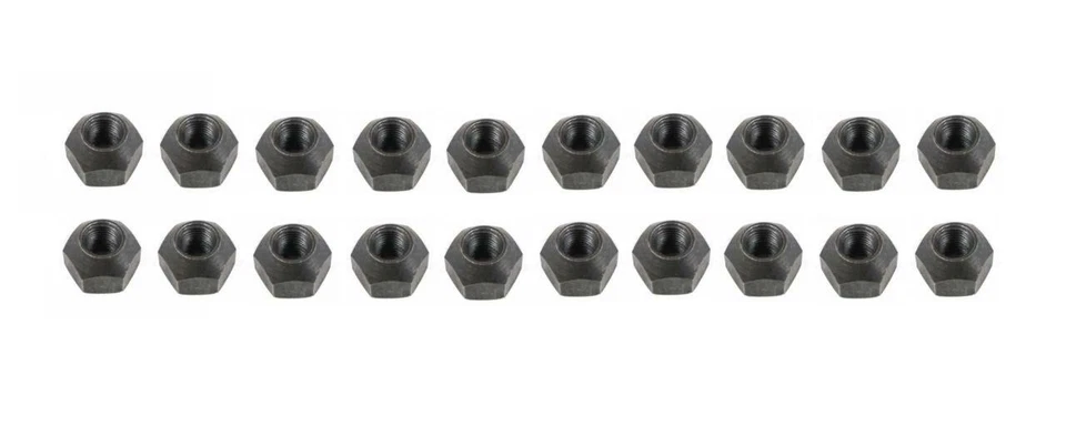 Juego de tuercas Land Rover (20 piezas) galvanizadas y enchapadas pasivadas negras  Foto 1 de 1