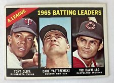 1966 Topps Baseball #216 AL Batting Leaders