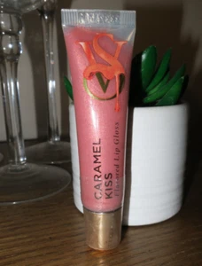 1x RARE ❤️ Victoria's Secret FLAVORED❤️ CARAMEL KISS SHIMMER Lip Gloss SEALED - Picture 1 of 2