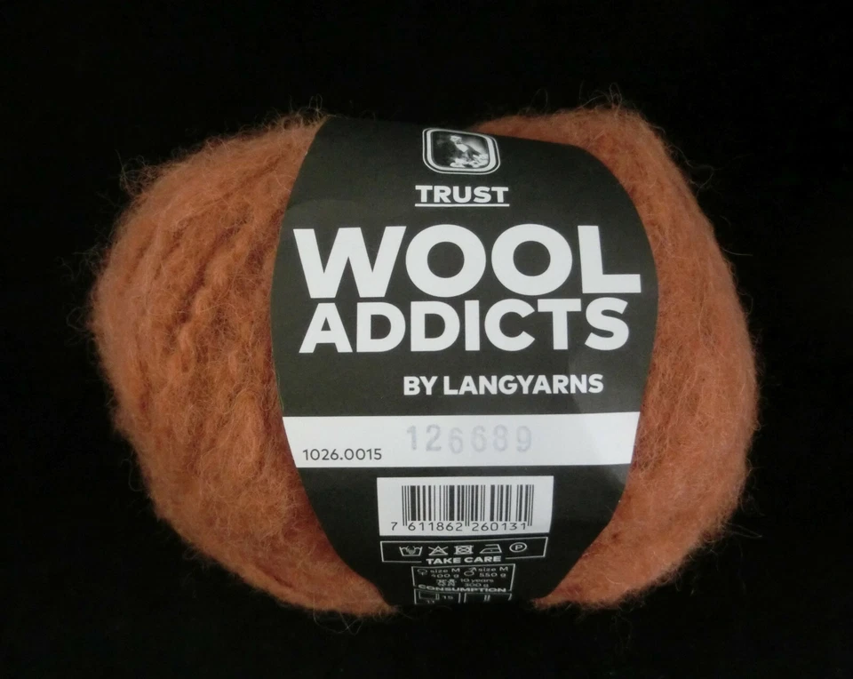 (199 €/kg): 50 g LangYarns Wooladdicts Trust, mit Alpaka ,Fb. 015 #4648 - Bild 1 von 1
