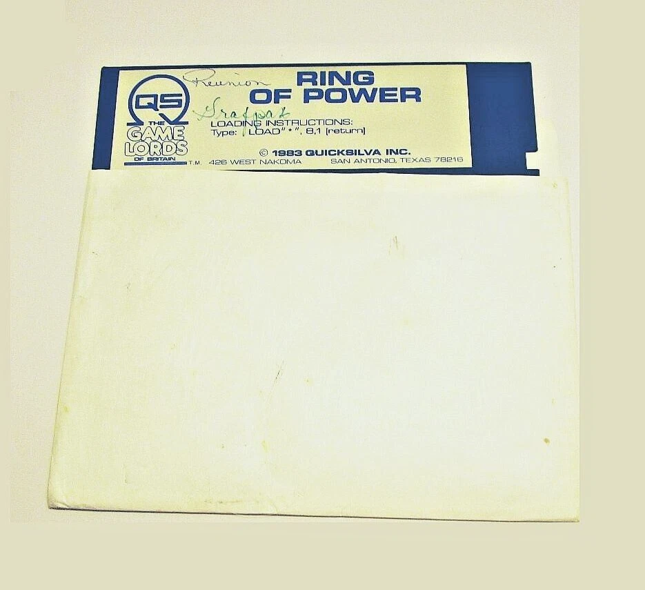 RARE Ring of Power by Game Lords for Commodore 64/128 - Image 1 of 1